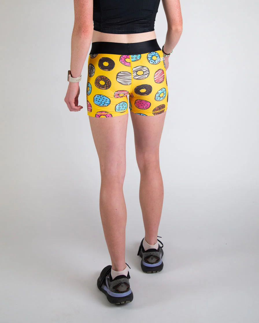 Women's Salty Donuts 3" Race Compression Shorts - Image 4