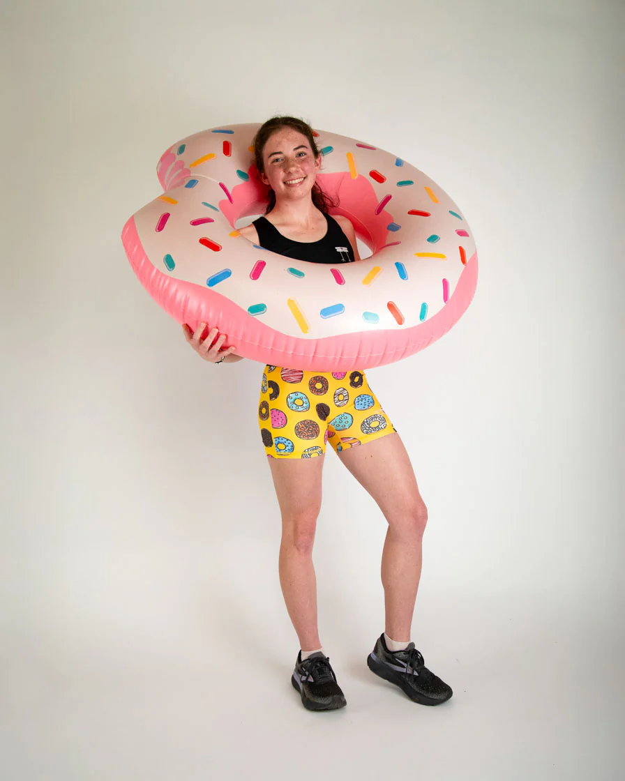 Women's Salty Donuts 3" Race Compression Shorts - Image 6