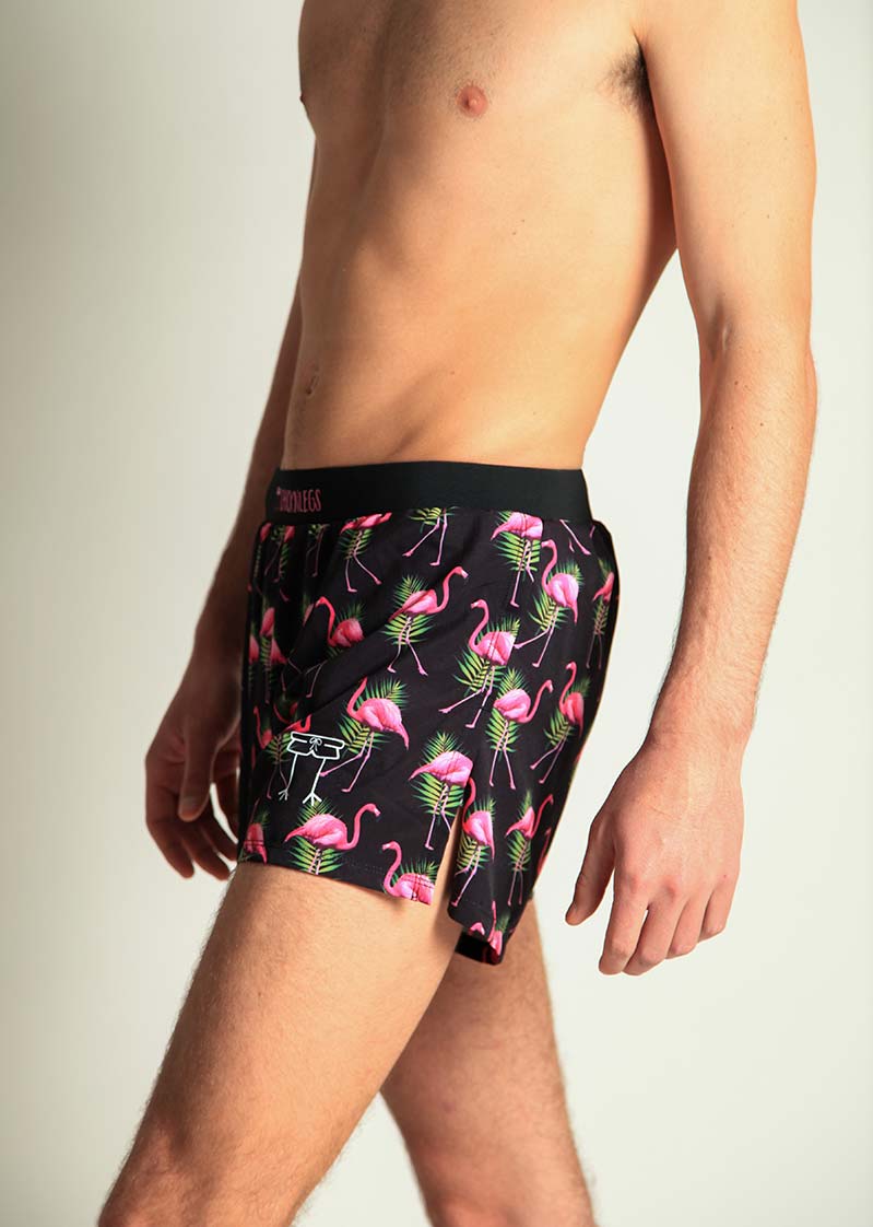 Men's Flamingo 4" Half Split Shorts - Image 4