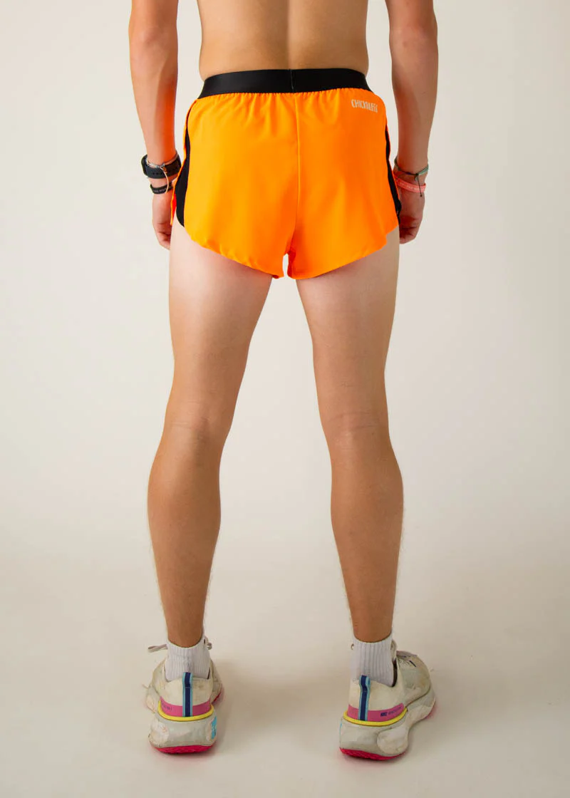 Men's Neon Orange 2" Split Shorts - Image 5