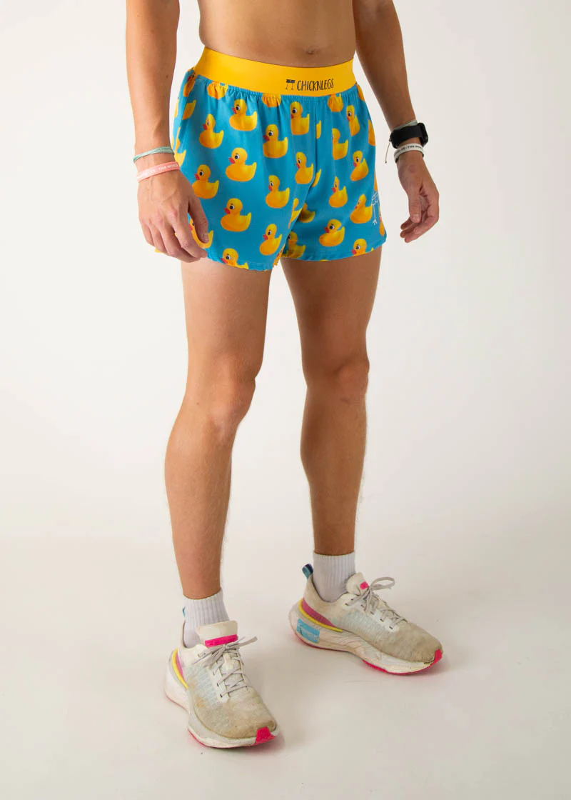 Men's Rubber Ducky 4" Half Split Shorts - Image 3