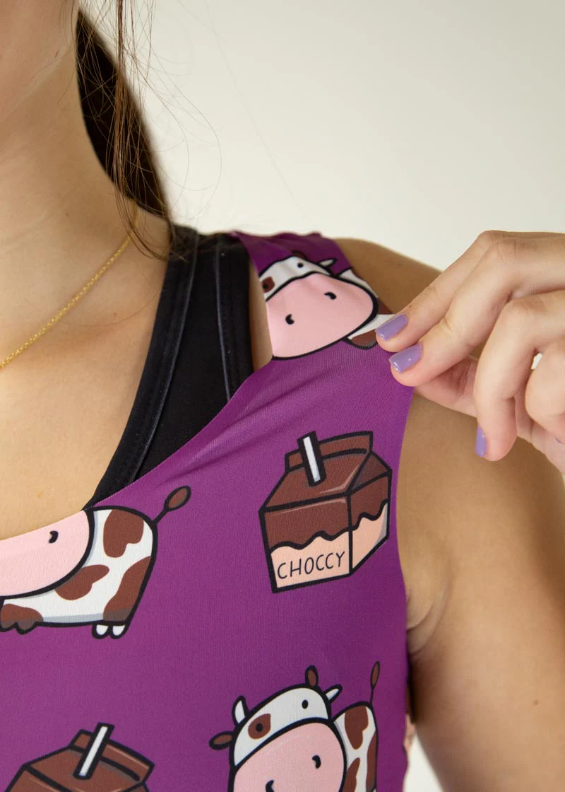 Choccy Cows PWR Crop Top - Image 5