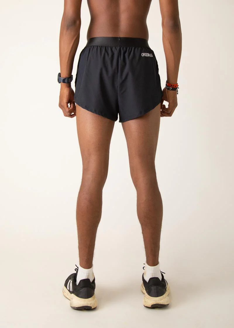 Men's Black 2" Split Shorts - Image 5