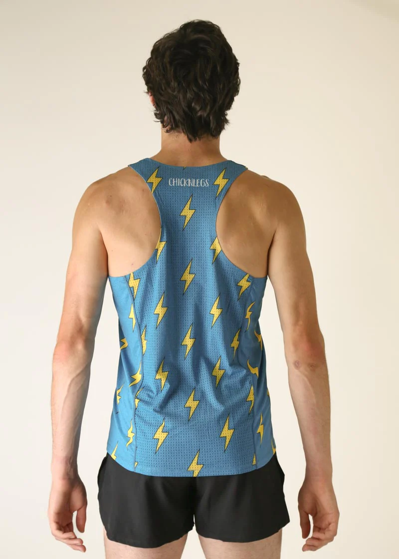 Men's Blue Bolts Performance Singlet - Image 4