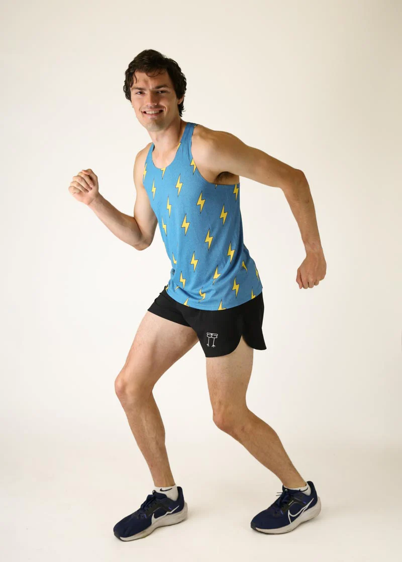 Men's Blue Bolts Performance Singlet - Image 5