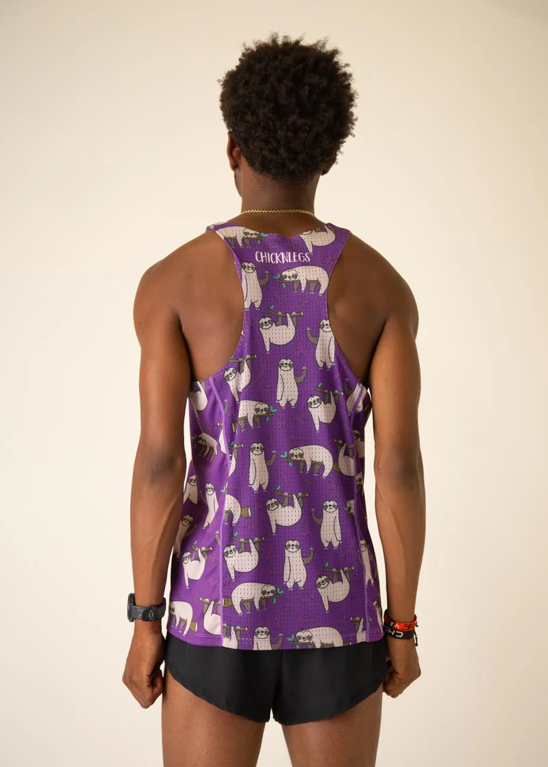 Men's Sloths Performance Singlet - Image 4