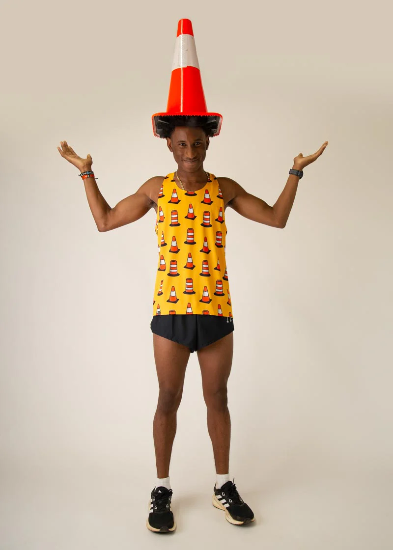 Men's Traffic Cones Performance Singlet - Image 6