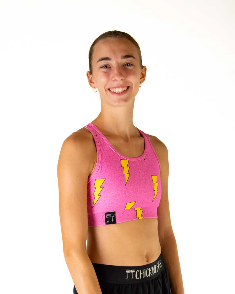 Pink Bolts OG Sports Bra - Image 3