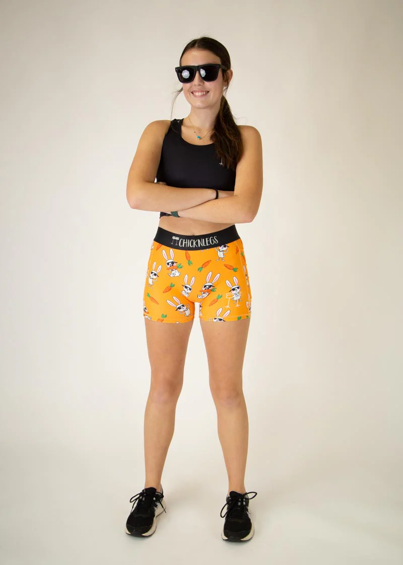 Women's Bad Bunny 3" Compression Shorts - Image 7