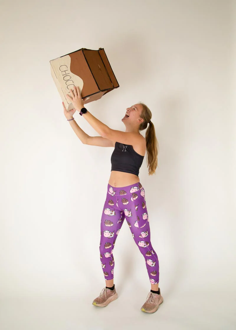 Women's Choccy Cows Leggings - Image 11