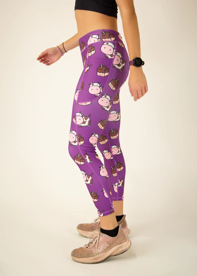 Women's Choccy Cows Leggings - Image 3