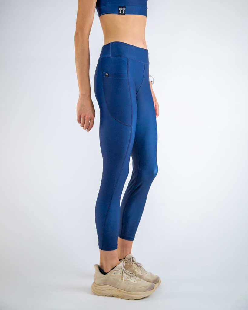 Women's Navy Blue Leggings - Image 3