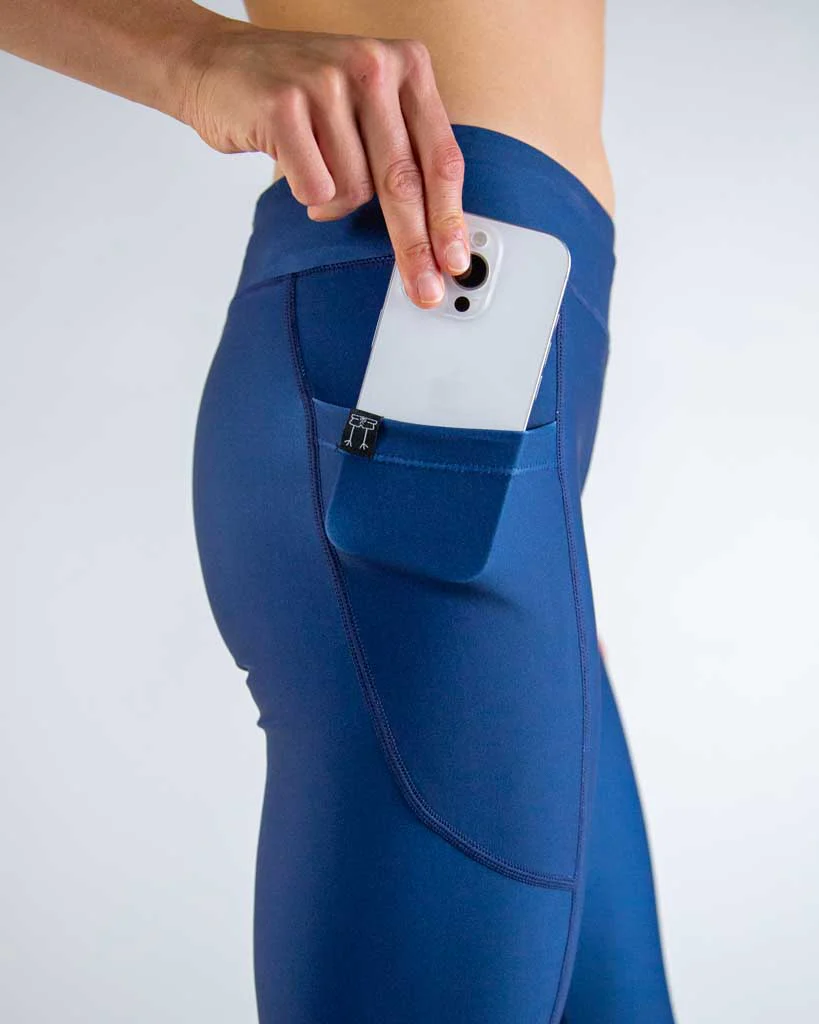 Women's Navy Blue Leggings - Image 5