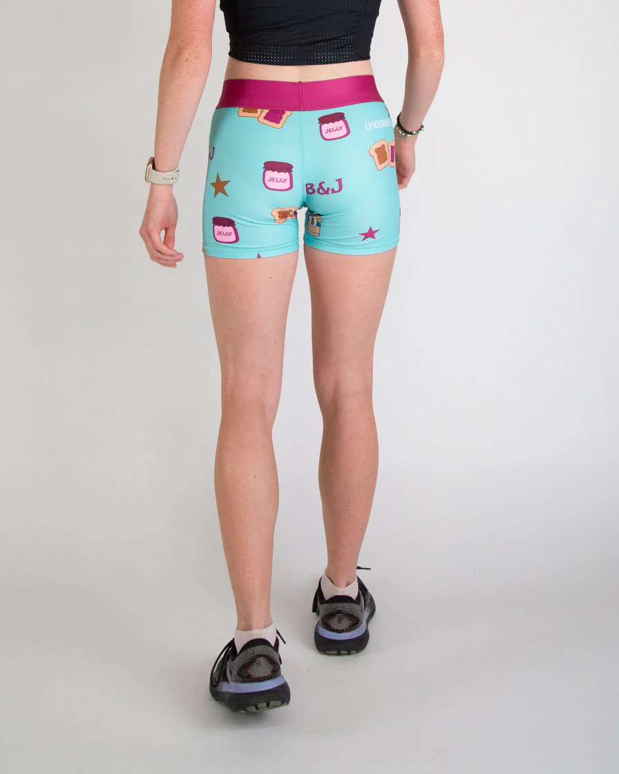 Women's PB&J 3" Race Compression Shorts - Image 4