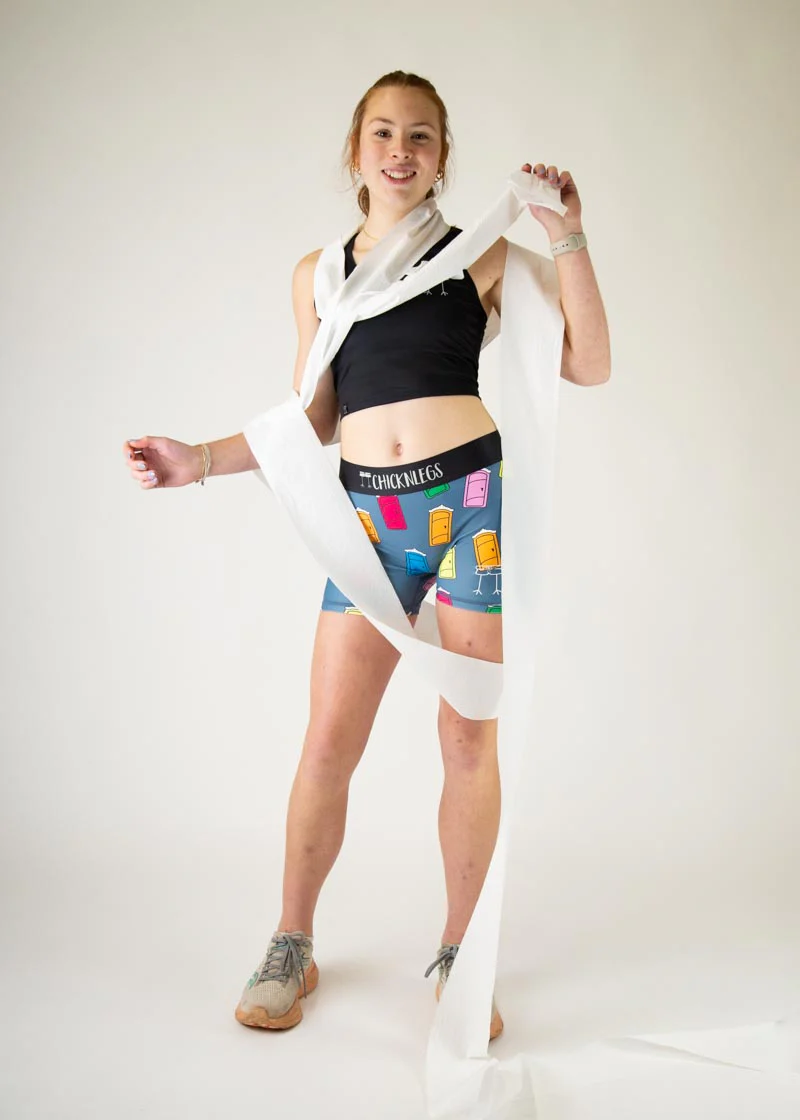 Women's Porta Potty 3" Race Compression Shorts - Image 5