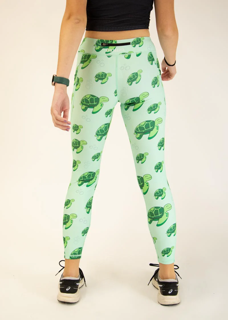 Women's Sea Turtles Leggings - Image 4