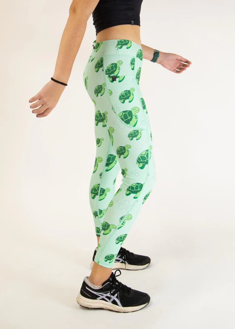 Women's Sea Turtles Leggings - Image 5