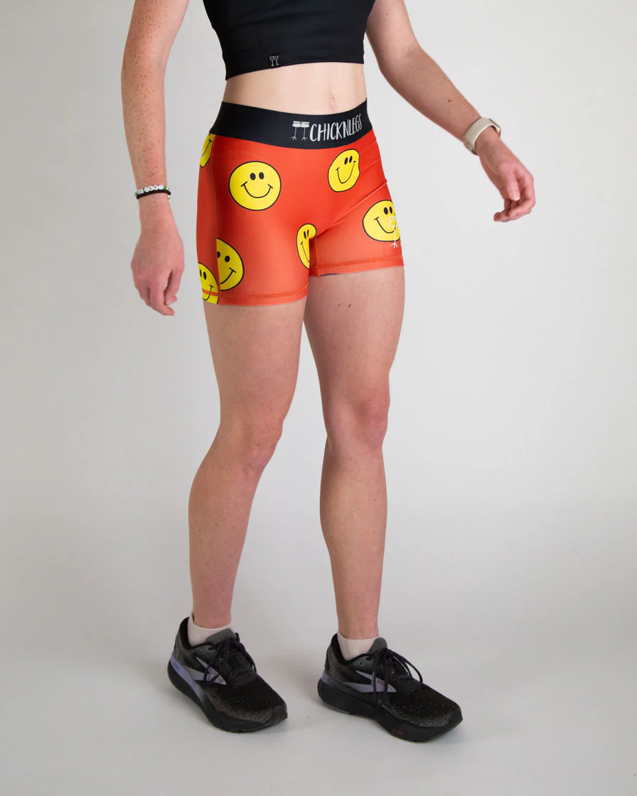 Women's Smiley 3" Race Compression Shorts - Image 3