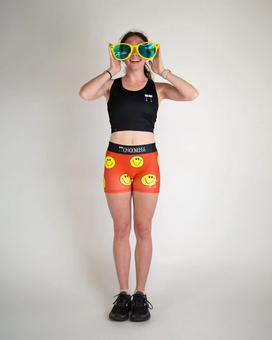 Women's Smiley 3" Race Compression Shorts - Image 5
